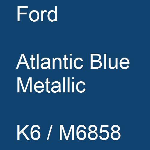 Ford, Atlantic Blue Metallic, K6 / M6858.